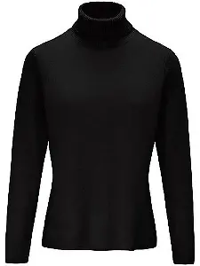 Rollkragenpullover in Schwarz