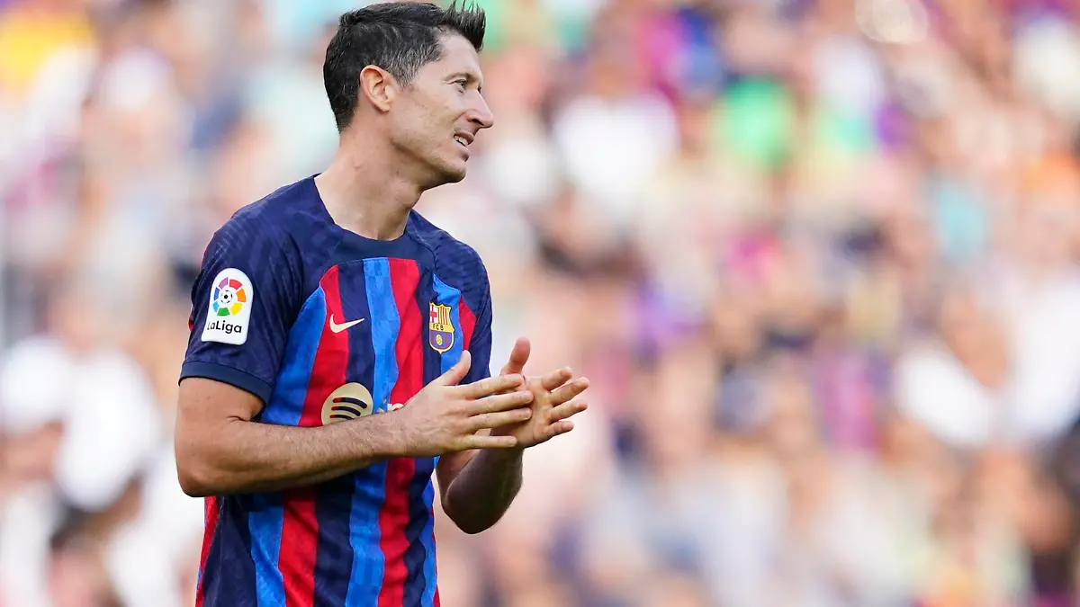  ESP: FC Barcelona, Barca Elche CF. La Liga Santander. Date 6 Robert Lewandowski of FC Barcelona during the La Liga match between FC Barcelona and Elche CF played at Camp Nou Stadium on September 17, 2022 in Barcelona, Spain. kpng Copyright: xSergioxRuizx/xPRESSINx PS_220917_043