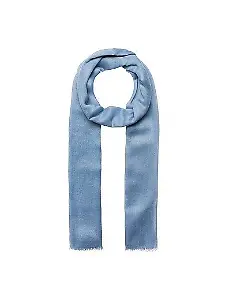 Blauer Wollschal
