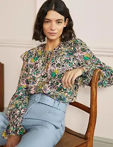 Bluse mit floralem Print