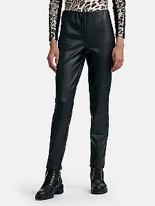 Knöchellange Hose aus Lederimitat