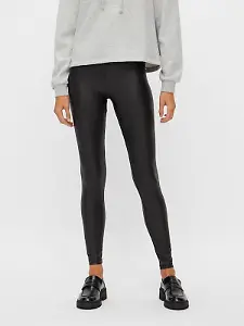 Leggings in Lederoptik