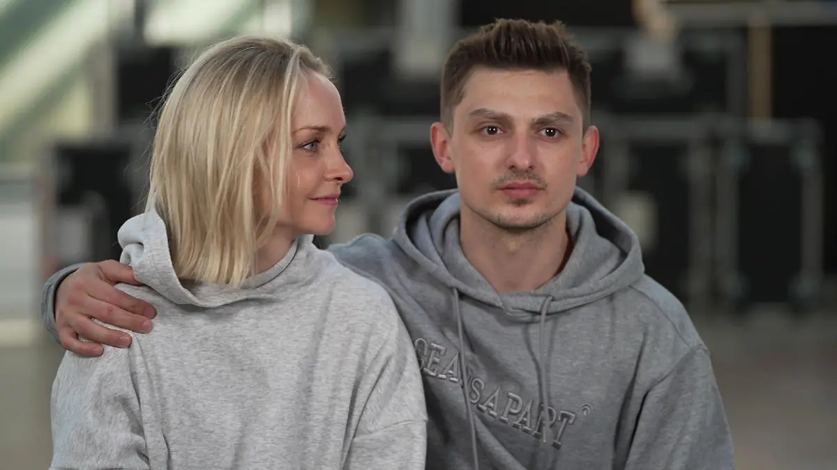 Profitänzer Zsolt war Janin in dieser emotionalen Woche eine besondere Stütze.