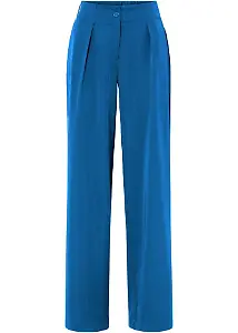 Weite Anzughose in Blau