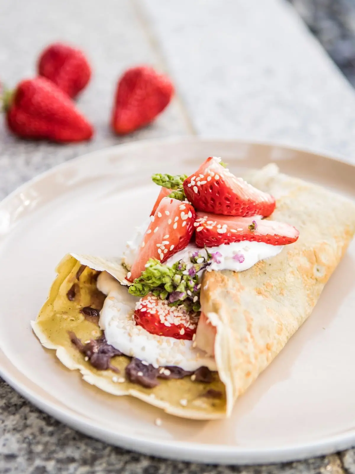 Matcha-Crepes