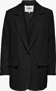 Schwarzer Oversized-Blazer