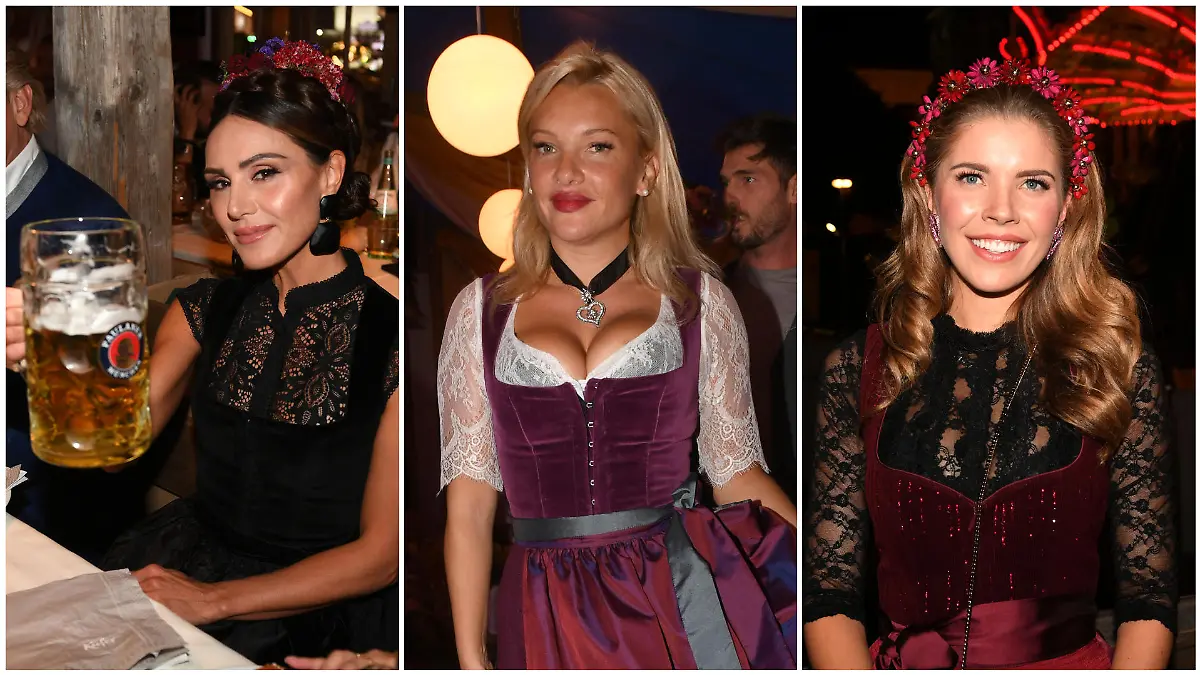 Dirndl-Schaulaufen auf der Wiesn