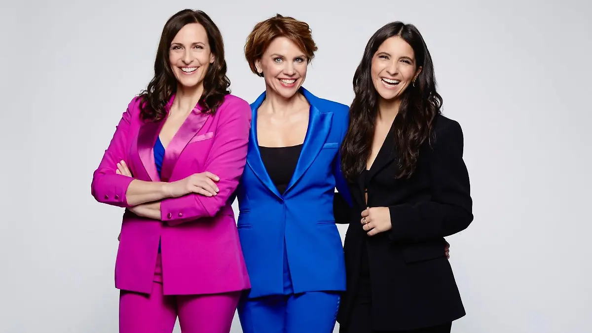 Die Frauen im Leben von Jo Gerner: Ulrike Frank, spielt Katrin Flemming (links) - Gisa Zach, spielt Yvonne Bode (Mitte) - Chryssanthi Kavazi, spielt Laura Lehmann (rechts).