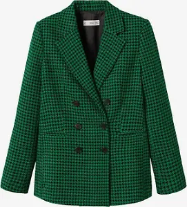 Karierter Blazer von Mango