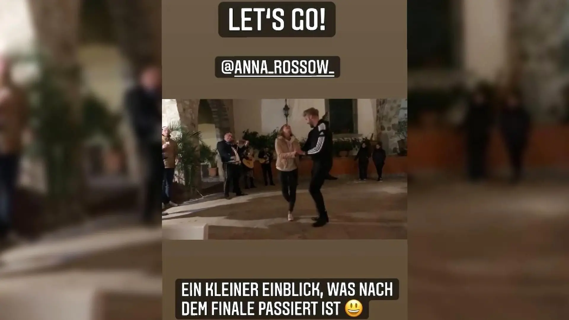 Dominik gibt einen kleinen Einblick in die Nacht nach der letzten Rosenvergabe.