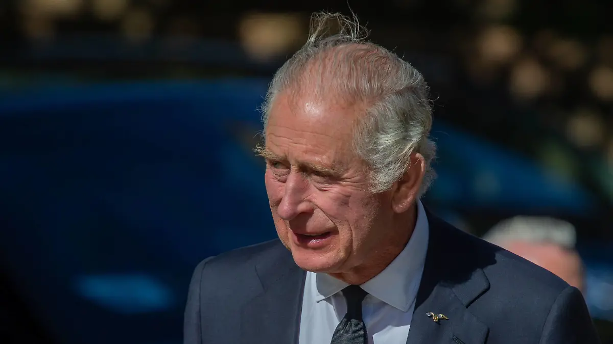 September 17, 2022, London, England, United Kingdom: King CHARLES III arrives at Metropolitan Police Service Special Operation Room SOR Lambeth HQ, London. London United Kingdom - ZUMAs262 20220917_zip_s262_032 Copyright: xTayfunxSalcix