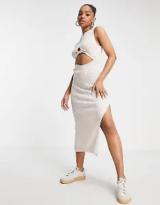 Ärmelloses Maxikleid mit Cut-outs von Asos Design