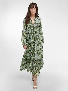 Maxikleid mit Blumenmuster