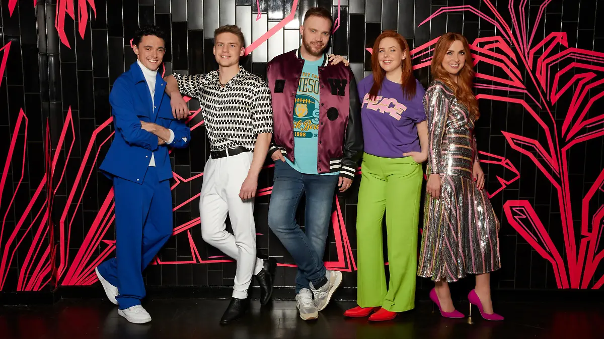 V.l.: Marc Weinmann, Lennart Borchert, Patrick Heinrich, Olivia Marei und Maria Wedig
Die Verwendung des sendungsbezogenen Materials ist nur mit dem Hinweis und Verlinkung auf RTL+ gestattet.