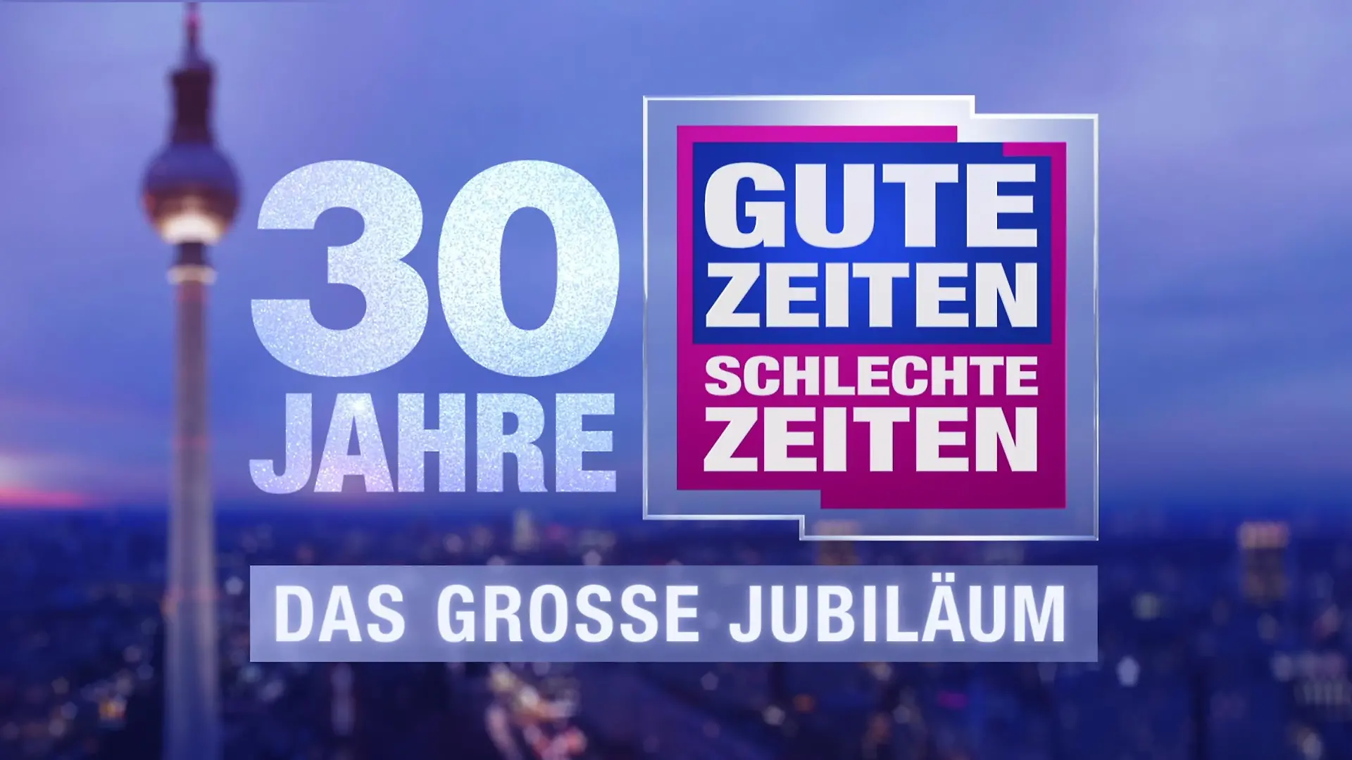 Deutschlands Daily Nr.1 "Gute Zeiten, schlechte Zeiten" wird 30 Jahre alt und das wird gefeiert.
Die Verwendung des sendungsbezogenen Materials ist nur mit dem Hinweis und Verlinkung auf RTL+ gestattet.