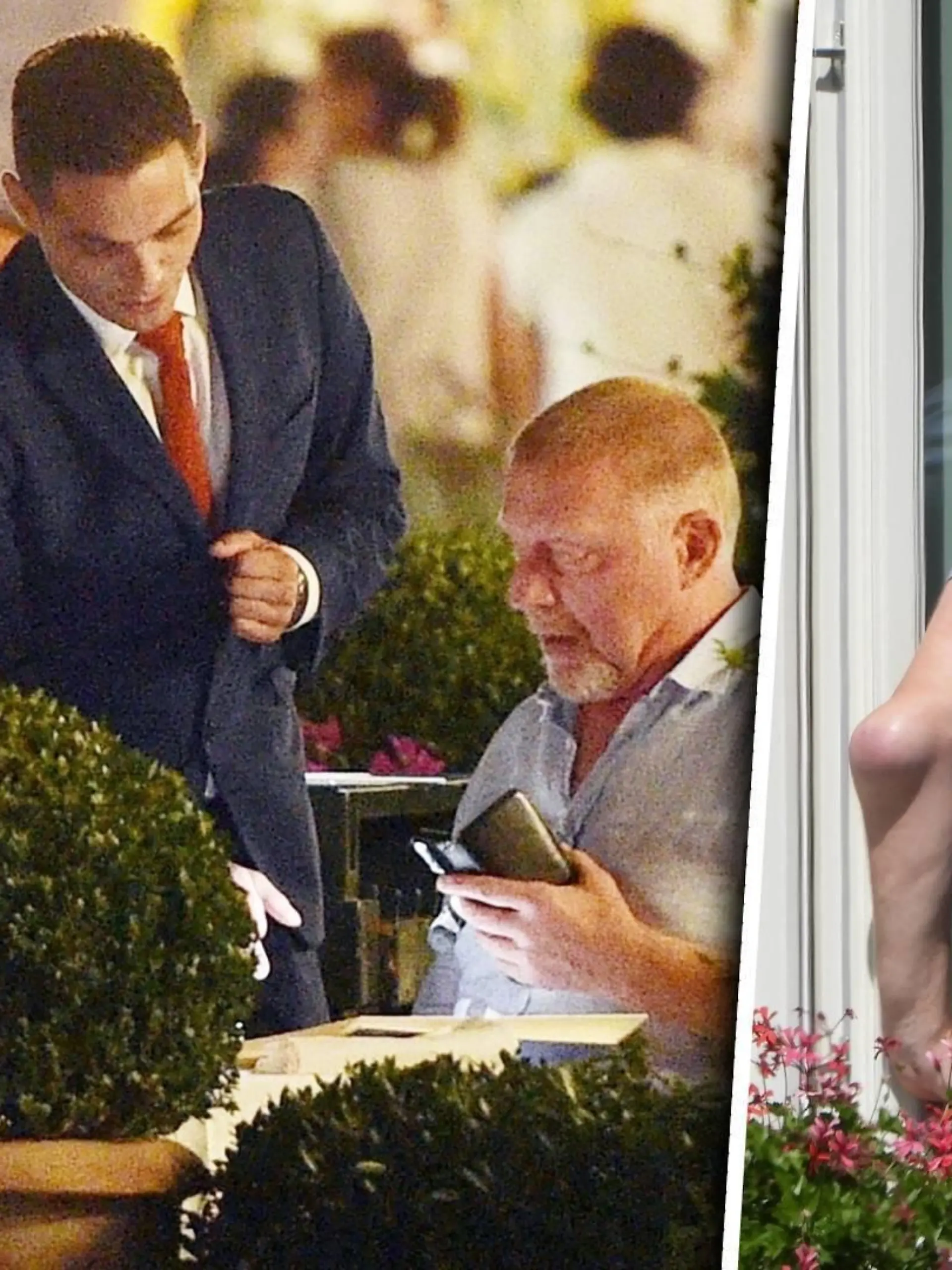 Boris Becker und Lilian in Portofino
