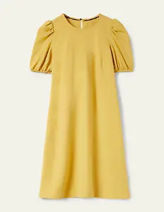 Boden Jersey-Etuikleid mit Ziernaht Buttergelb