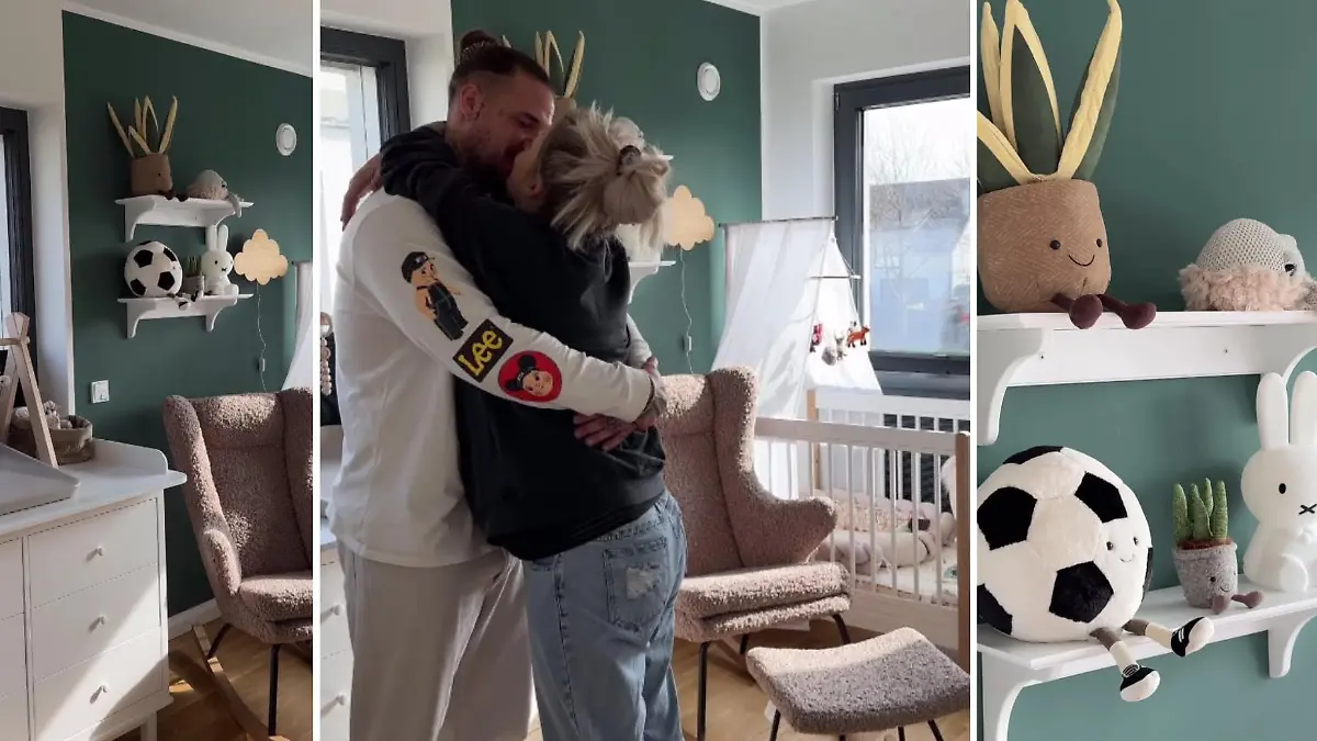 Pia Tillmann und ihr Zico präsentieren ihr Traum-Kinderzimmer Das Baby kann kommen!