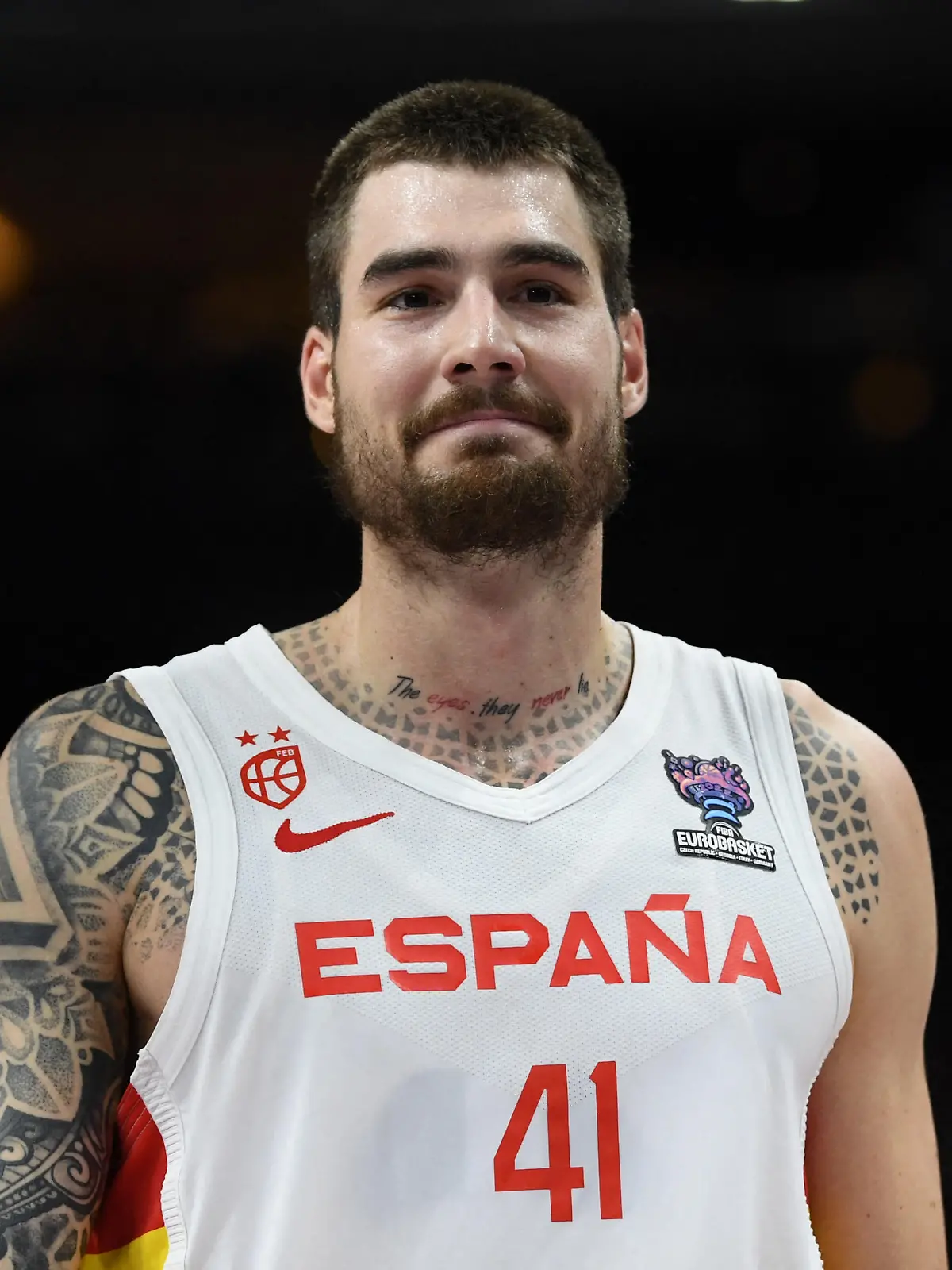 Basketball - EuroBasket Championship - Final - Spain v France - Mercedes-Benz Arena, Berlin, Germany - September 18, 2022  Spain's Juancho Hernangomez REUTERS/Annegret Hilse