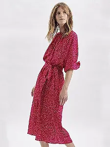 Midikleid in Pink