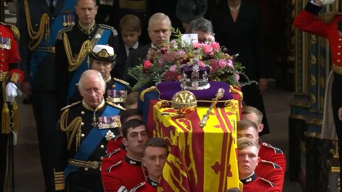 Letztes Geleit für Queen Elizabeth.