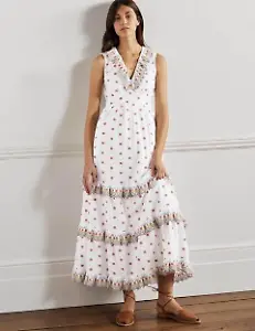 Maxikleid mit Rüschen