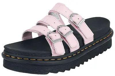 Dr. Martnes "Blaire Slide" in Chalk Pink
