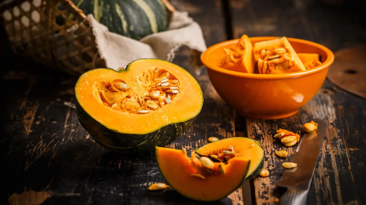 pumpkin on the table