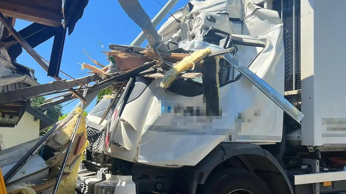 Schaden an LKW