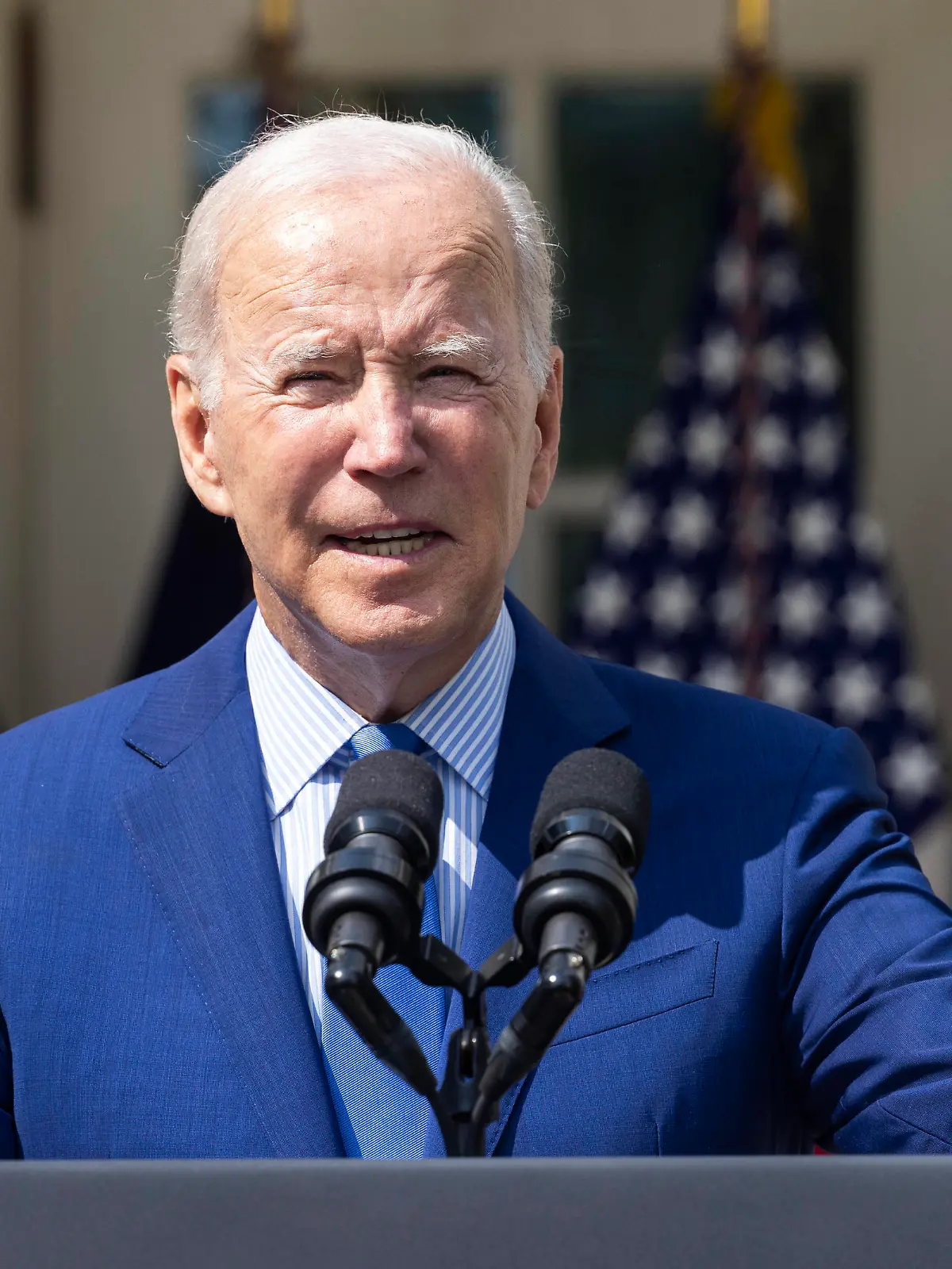  September 15, 2022, Washington, District of Columbia, USA: United States President Joe Biden announces that the rail companies and unions have reached a tentative agreement to avoid a rail strike in the Rose Garden of the White House in Washington, DC, USA, 15 September 2022 Washington USA - ZUMAs152 20220915_zaa_s152_016 Copyright: xJimxLoScalzox-xPoolxviaxCNPx