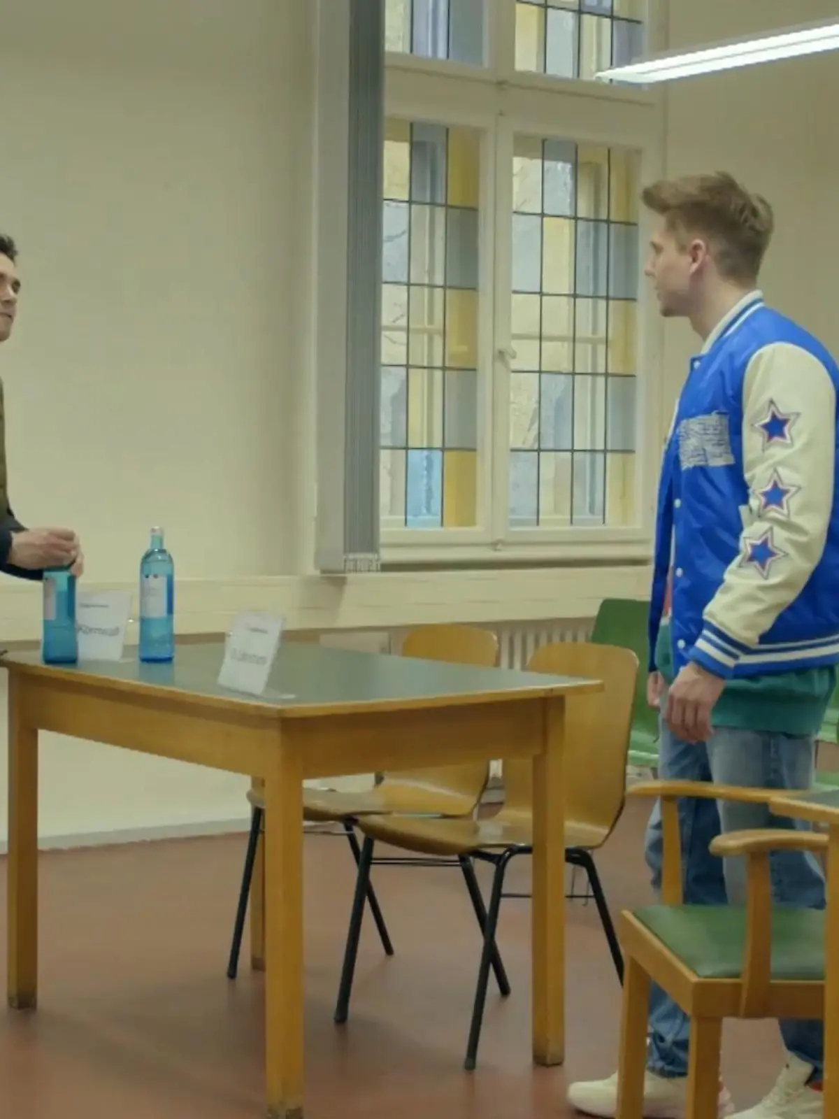 Moritz erwischt Luis in letzter Sekunde.