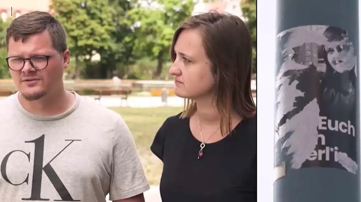 Die Lehrer Max Teske und Laura Nickel wurden in Burg (Brandenburg) zur Zielscheibe von Hasskampagnen.