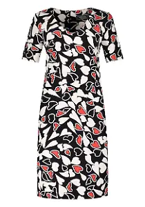Shirtkleid mit Herz-Print
