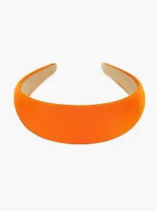 Breiter Haarreif in Orange