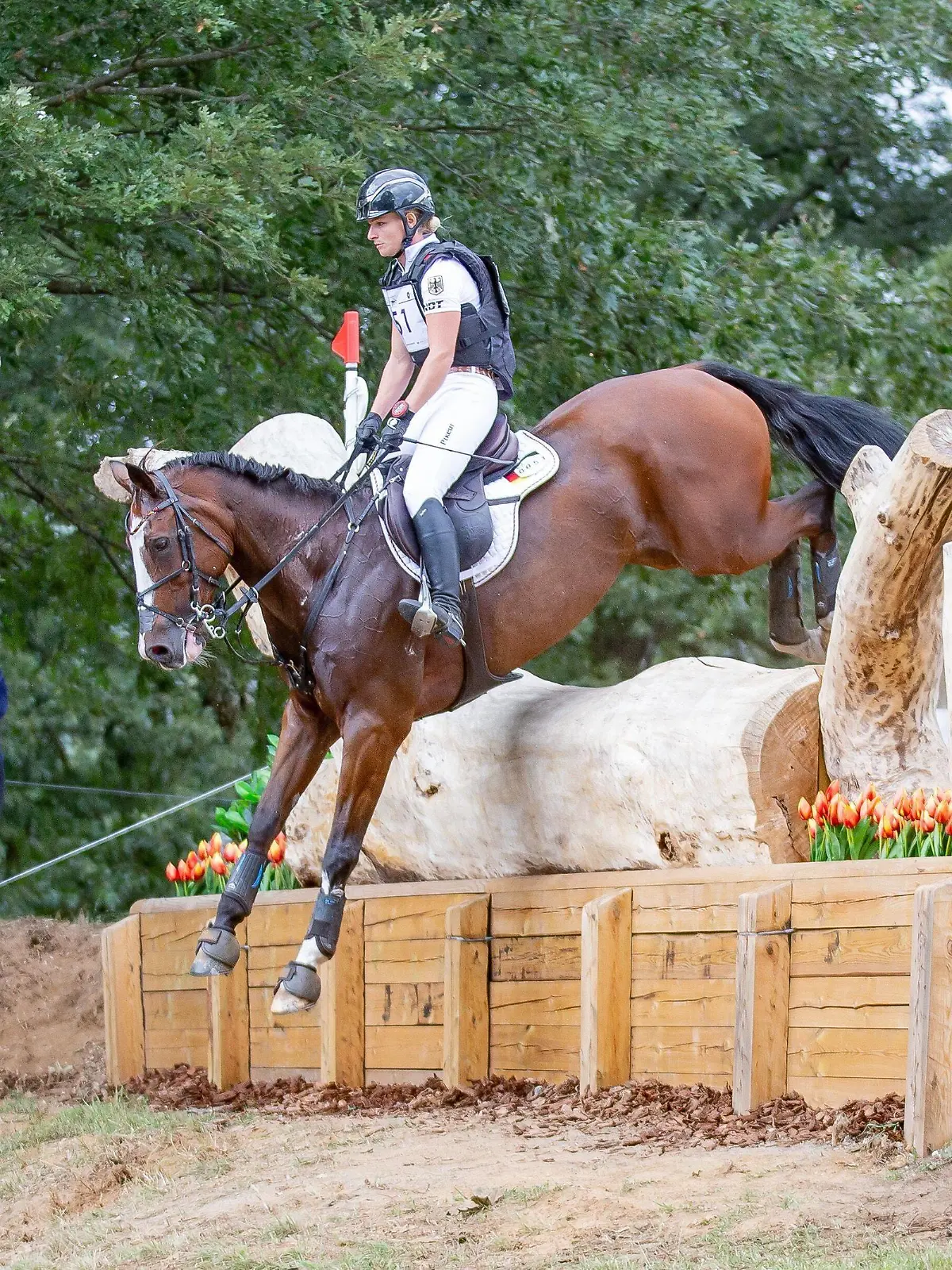  Mandatory Credit: Photo by Elli Birch/IPS/Shutterstock 13397786am Julia Krajewski GER riding Amande de B Nville during the cross country phase The FEI Eventing World Championships, Parco Regionale dei Castelli Romani, Pratoni, Italy. ITA. - 17 Sep 2022 The FEI Eventing World Championships, Parco Regionale dei Castelli Romani, Pratoni, Italy. ITA. - 17 Sep 2022 PUBLICATIONxINxGERxSUIxAUTXHUNxGRExMLTxCYPxROMxBULxUAExKSAxONLY Copyright: xEllixBirch/IPS/Shutterstockx 13397786am