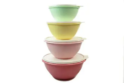 Tupperware Frischhaltedose Wunderschüssel-Set (Pasteltöne)