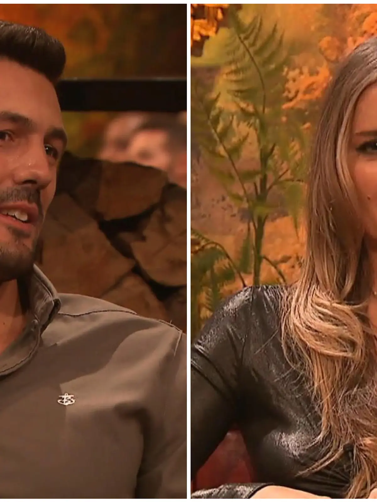 Max muss sich den Fragen von Sophia Thomalla stellen