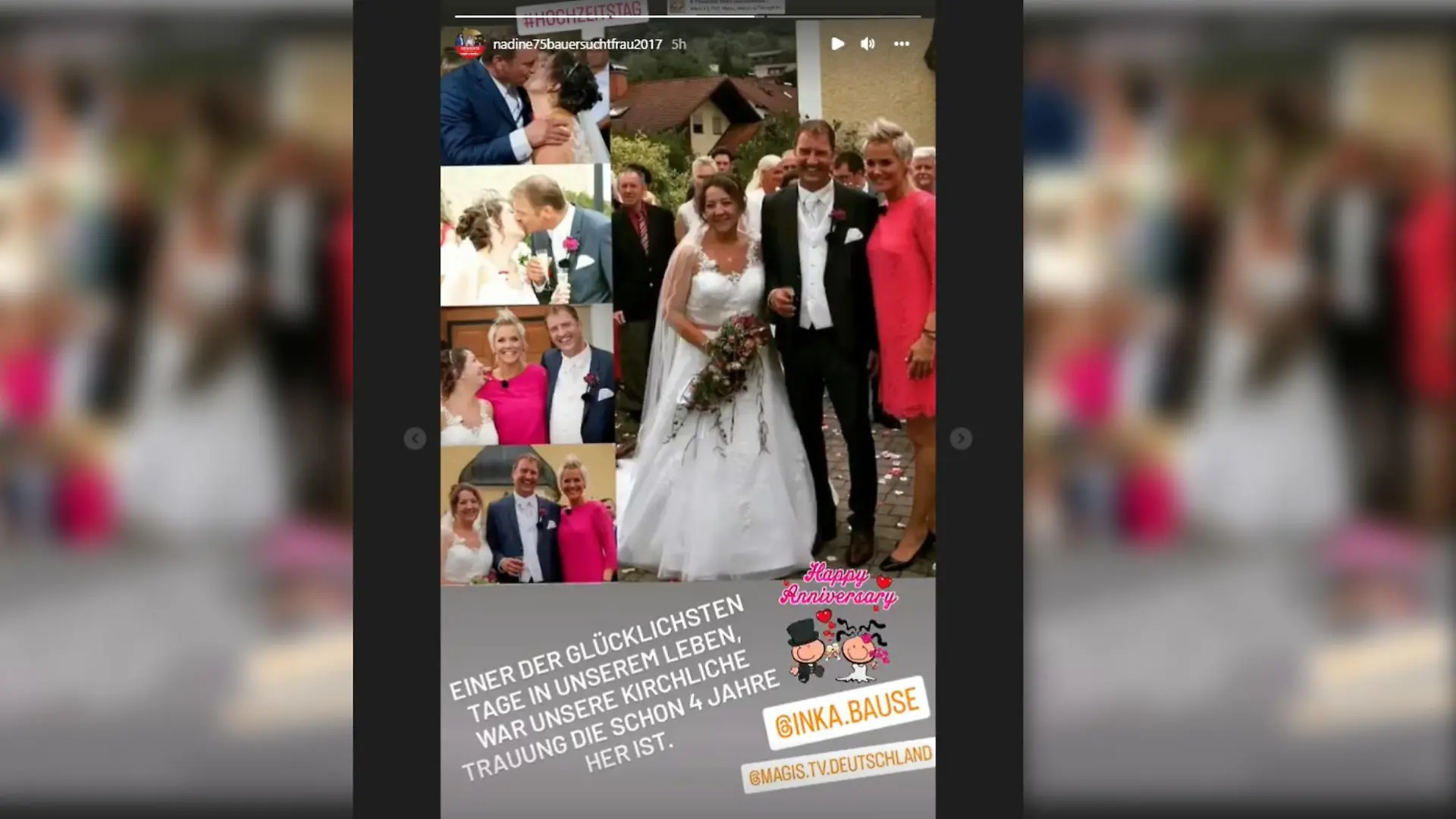Nadine feiert den vierten Hochzeitstag mit Bauer Benny