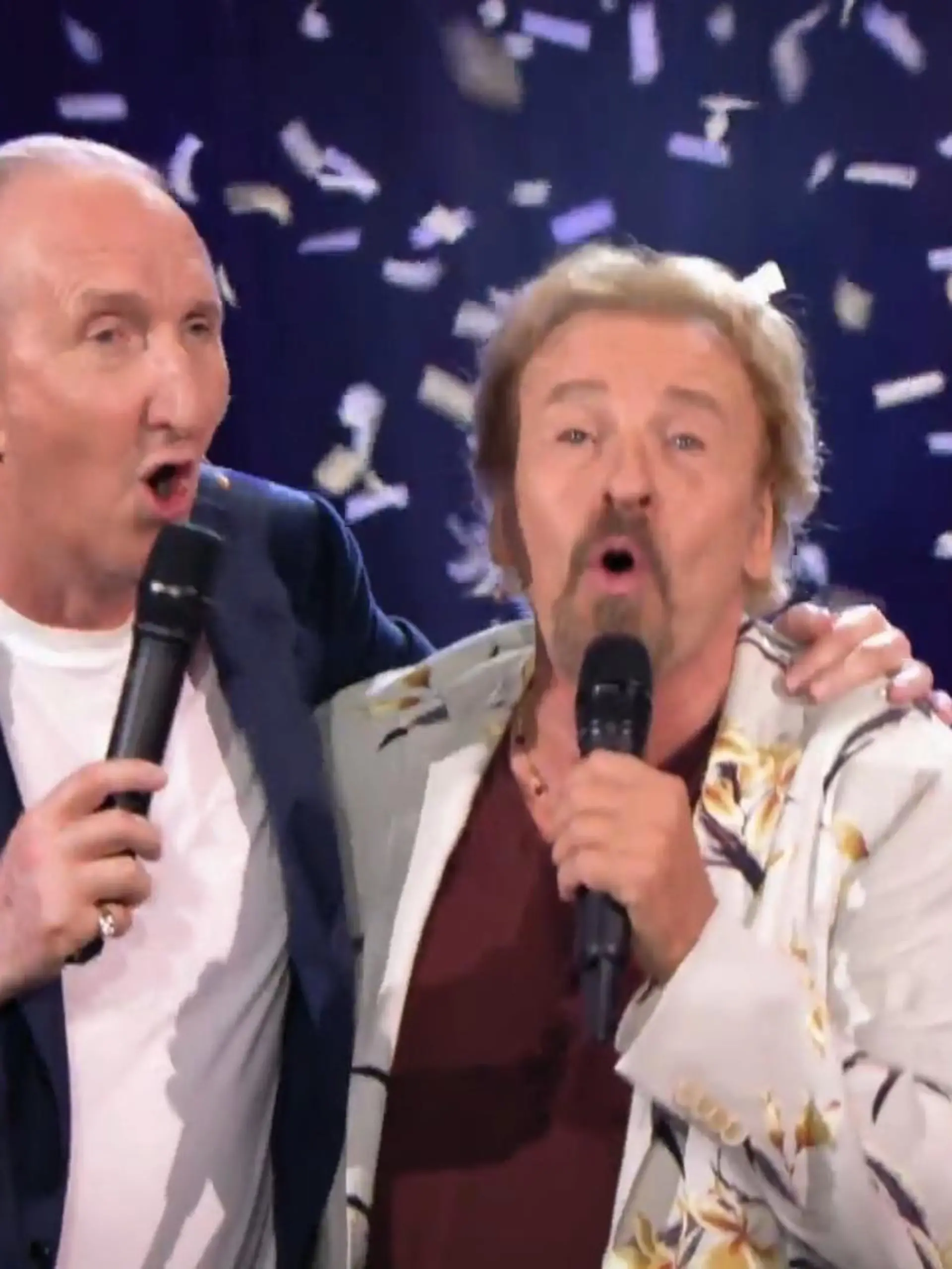 Mike Krüger und Thomas Gottschalk performen zusammen