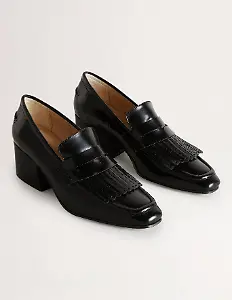 Loafer mit Blockabsatz