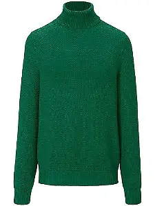 Peter Hahn Rollkragenpullover in Grün