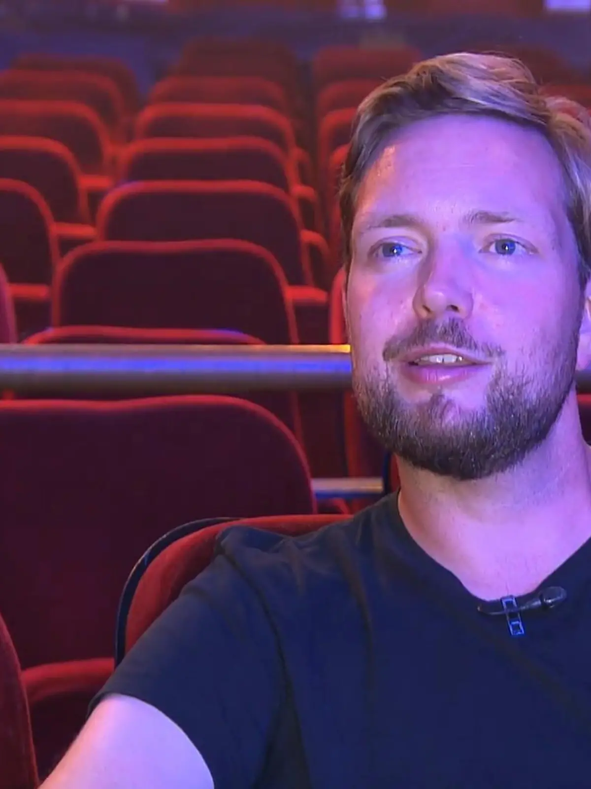 Bastian Bielendorfer im RTL-Interview vor seiner Comedy-Show in Duisburg.