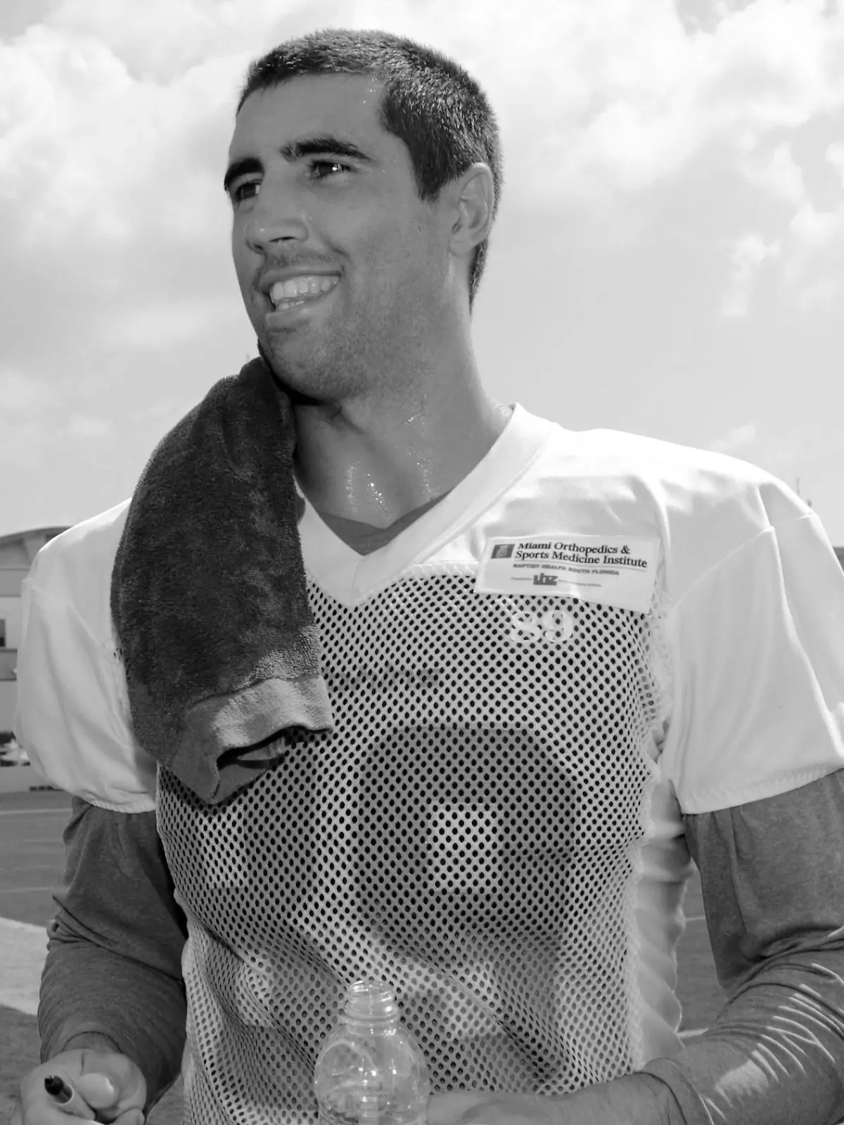 FILE - Miami Dolphins tight end Gavin Escobar walks off the field at the NFL team's training camp, July 26, 2018, in Davie, Fla. Two rock climbers, including the former NFL player, were found dead near a Southern California peak after rescue crews responded to reports of injuries, authorities said Wednesday, Sept. 29, 2022. (AP Photo/Lynne Sladky)