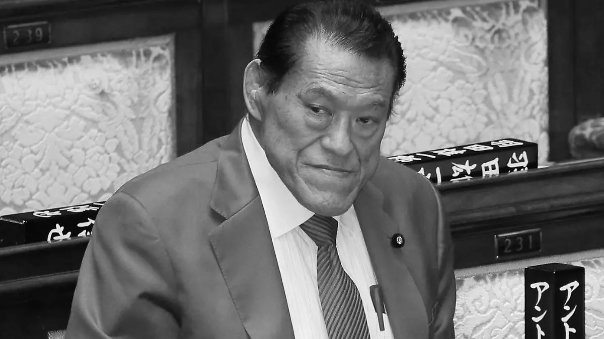 Pro wrestler-turned-lawmaker Inoki at parliament Pro wrestler-turned-lawmaker Antonio Inoki is pictured during a House of Councillors plenary session on June 26, 2019. PUBLICATIONxINxGERxSUIxAUTxHUNxONLY  