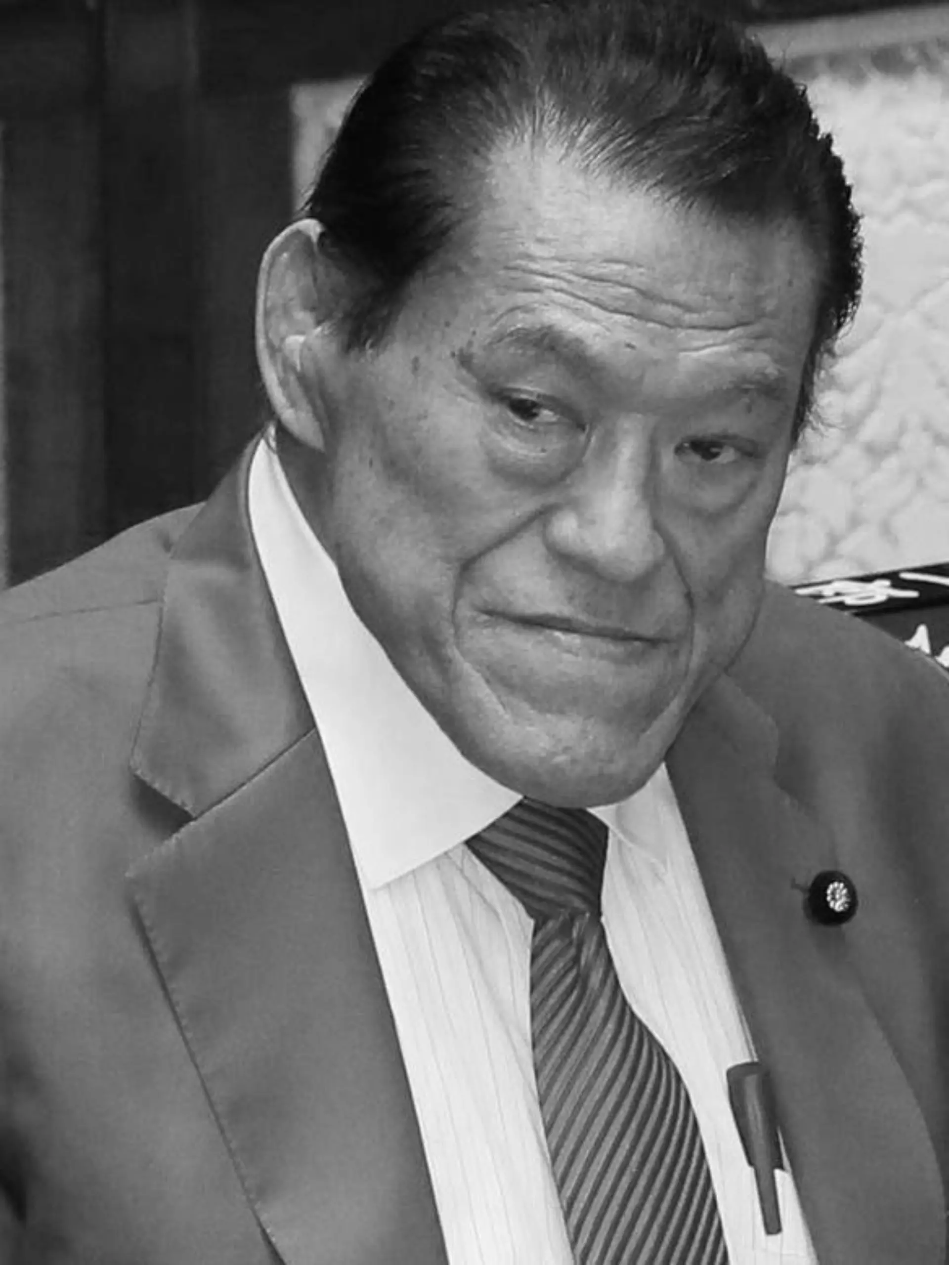 Pro wrestler-turned-lawmaker Inoki at parliament Pro wrestler-turned-lawmaker Antonio Inoki is pictured during a House of Councillors plenary session on June 26, 2019. PUBLICATIONxINxGERxSUIxAUTxHUNxONLY  