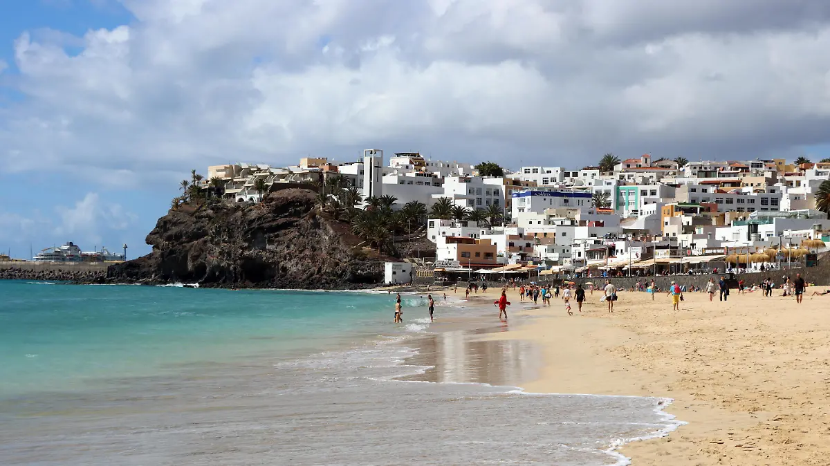 Playa Morro Jable, Fuerteventura, Spanien