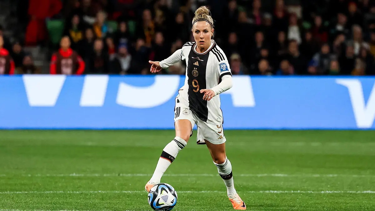 FIFA Frauen-Weltmeisterschaft 2023: Deutschland - Marokko 24.07.2023 Svenja Huth Deutschland, 9 FIFA Frauen-Weltmeisterschaft 2023: Deutschland - Marokko Melbourne / Naarm, Melbourne-Rectangular-Stadion, 23.07.2023 *** FIFA Womens World Cup 2023 Germany Morocco 24 07 2023 Svenja Huth Germany, 9 FIFA Womens World Cup 2023 Germany Morocco Melbourne Naarm, Melbourne Rectangular Stadium, 23 07 2023. Copyright: xBEAUTIFULxSPORTS/Jonesx