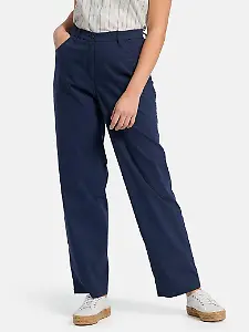 Stoffhose in Navy