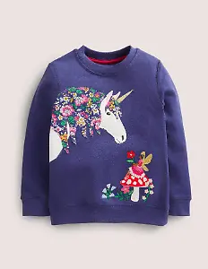 Bequemes Sweatshirt mit Applikation