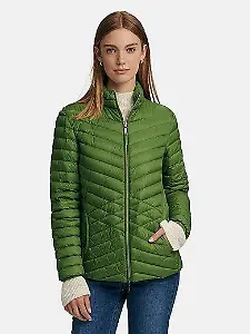 Daunen-Steppjacke mit Stehkragen